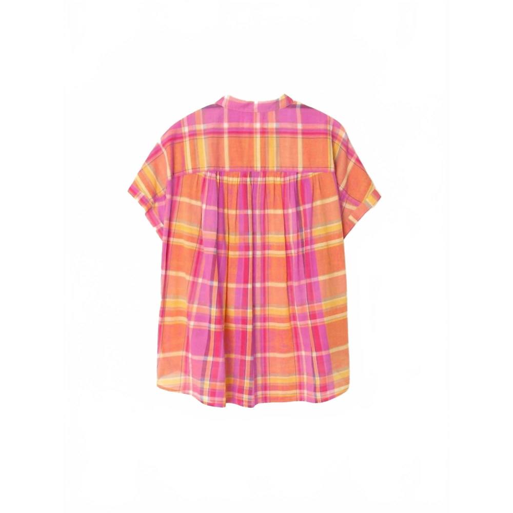 NEW XIRENA paxton shirt in coral blaze - Picture 6 of 6